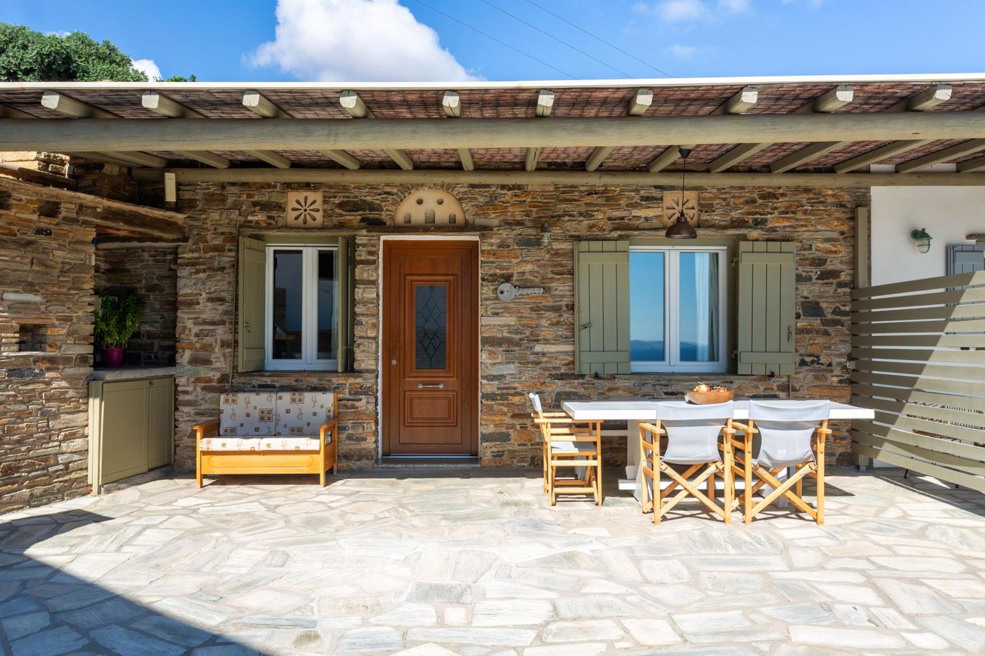 Вилла Andrea'S Tinos House Агиос-Состис Экстерьер фото